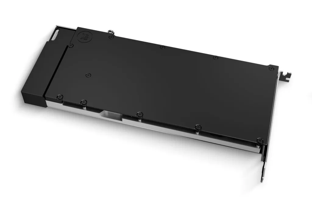 Водоблок EK-Pro GPU WB H100 NVL Rack Nickel + Inox — вид сзади