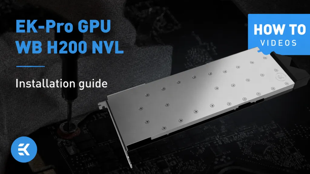 Водоблок EK-Pro GPU WB H200 NVL Nickel + Inox