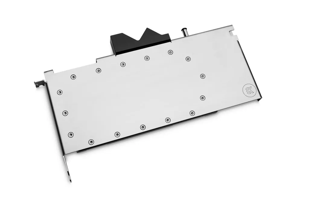 Водоблок EK-Pro GPU WB RTX A5500 Nickel + Inox — вид спереди
