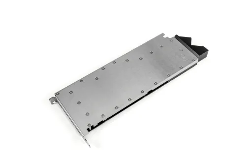 Водоблок EK-Pro GPU WB RTX PRO 6000 Blackwell Nickel + Inox — вид спереди